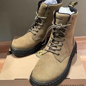 Dr. Martens Crewson DMS Olive Boots (new)
